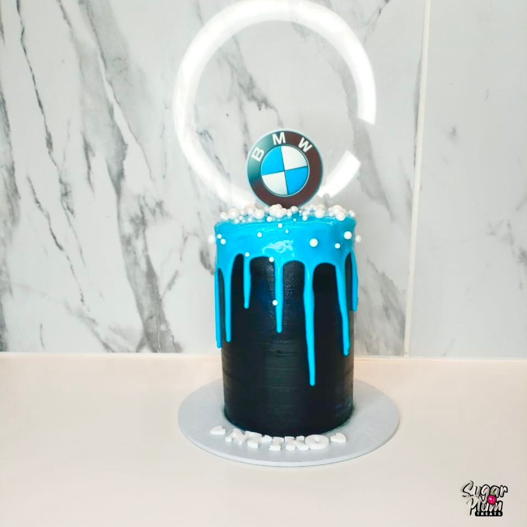 BMW Drip Mini Cake