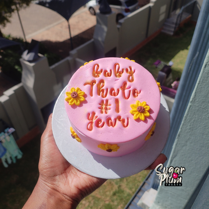 Daisy and Sunflower Bento/ Lunchbox Cake