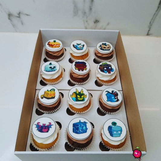 Roblox Themed Cupcakes