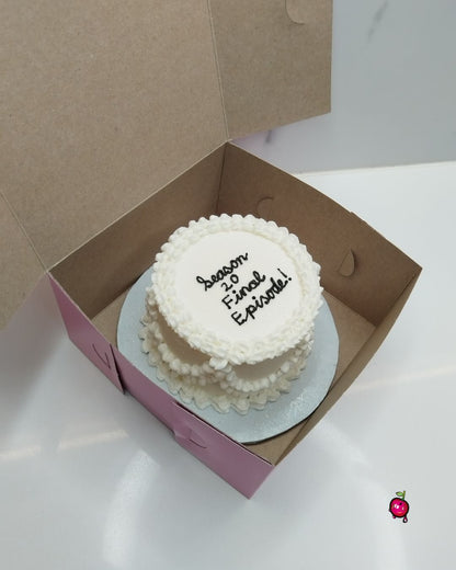Season 20 Final Episode Vintage Birthday Bento - Lunchbox Cake