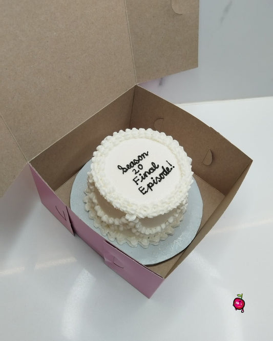 Season 20 Final Episode Vintage Birthday Bento - Lunchbox Cake