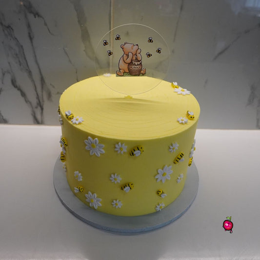 Winnie The Pooh & Bees Themed Cake
