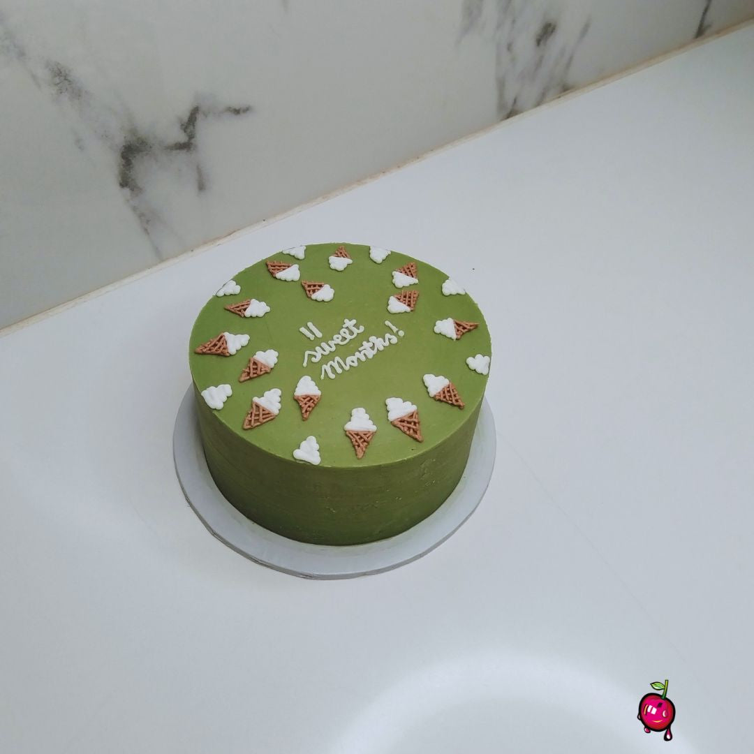 "11 Sweet Months" Bento Cake
