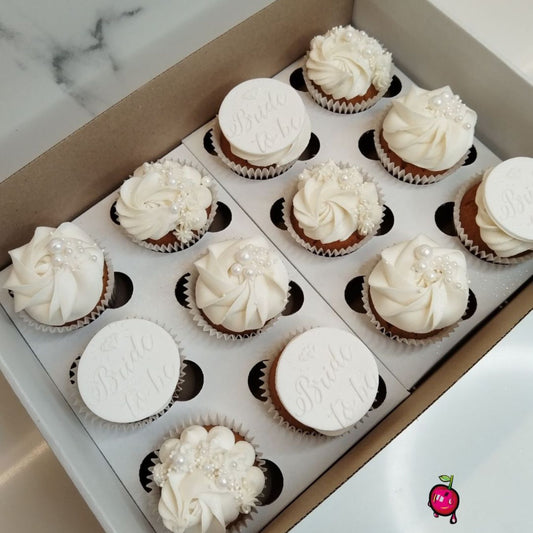 Bride To Be Themed Cupcakes