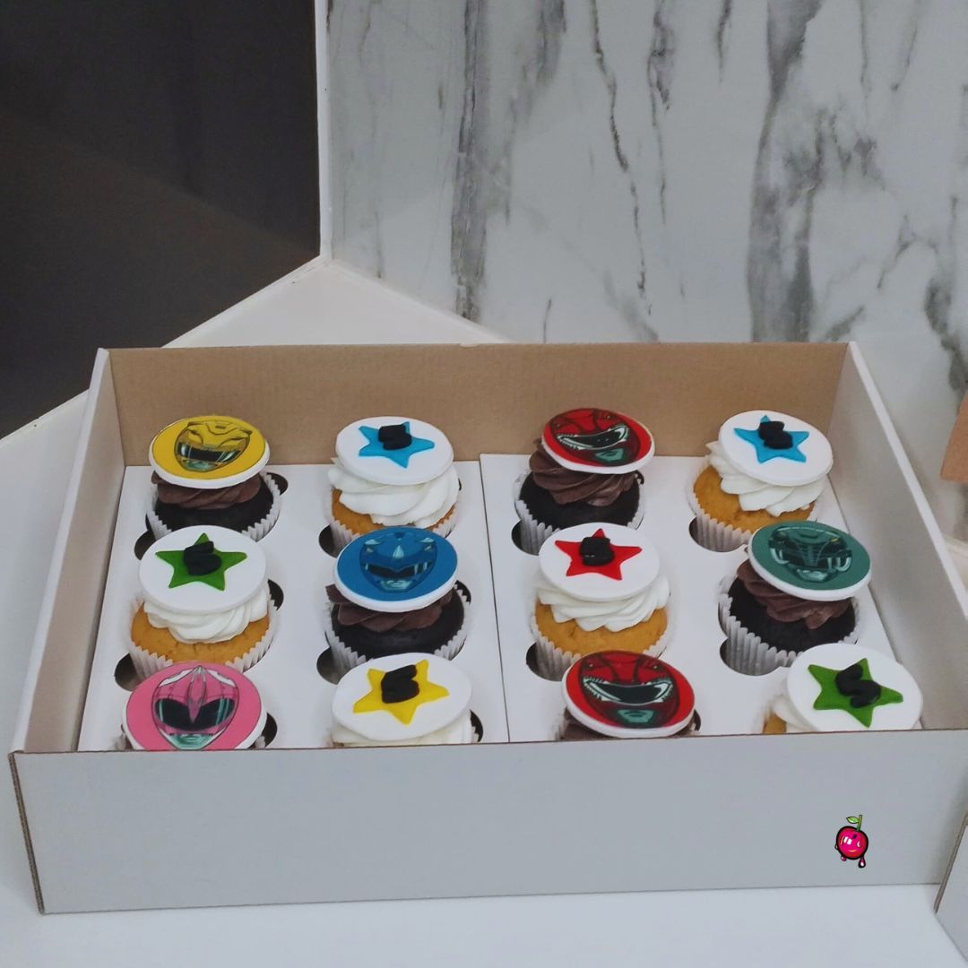 Power Rangers Superhero's Themed Cupcakes