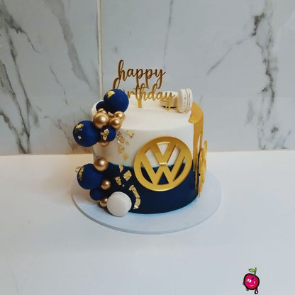 28th VW Birthday Drip Cake for Him