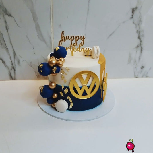 28th VW Birthday Drip Cake for Him