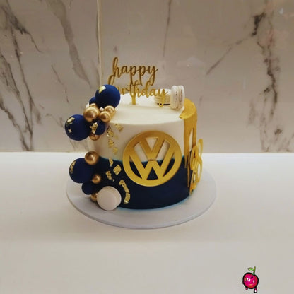 28th VW Birthday Drip Cake for Him