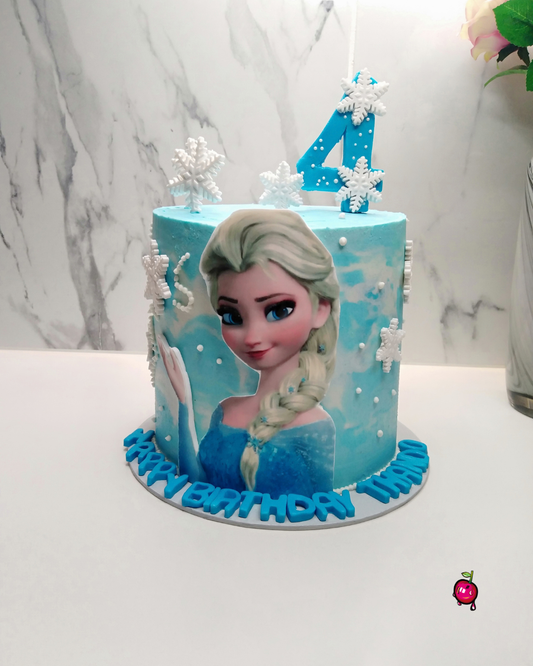 "Let it Go" Frozen Elsa Themed Cake