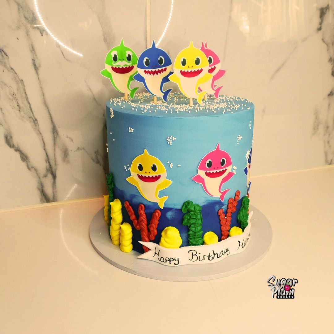 Baby sharks themed cake sugarplum treats sa