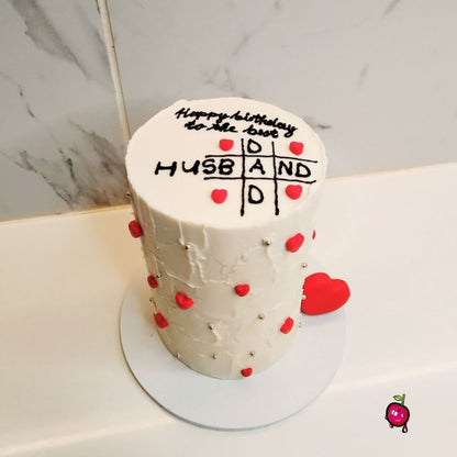 HBD To The Best Husband Birthday Cake