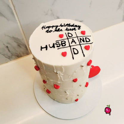 HBD To The Best Husband Birthday Cake