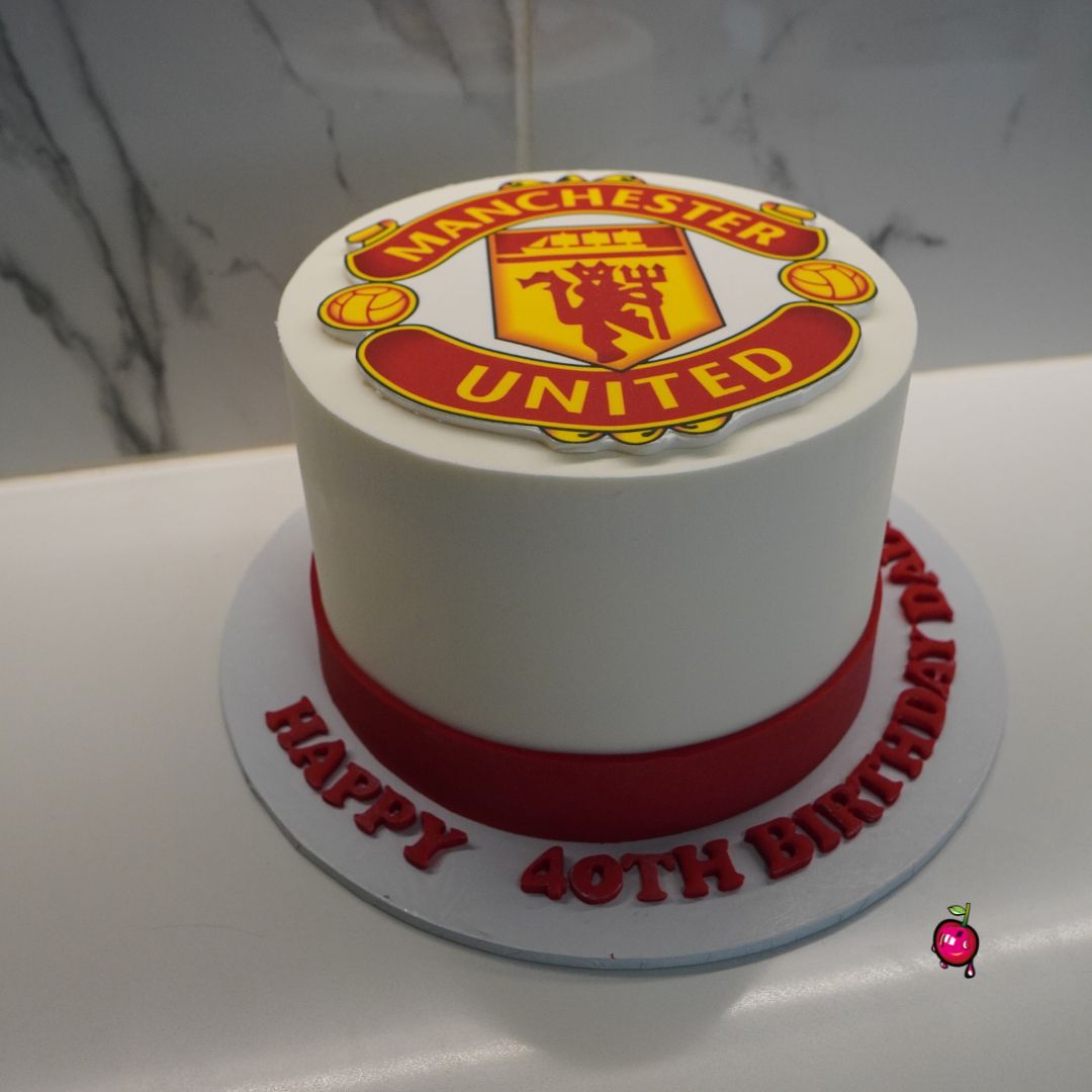 Man, United Fan 40th Birthday Cake