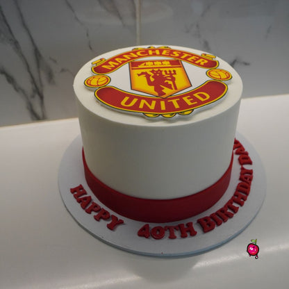 Man, United Fan 40th Birthday Cake