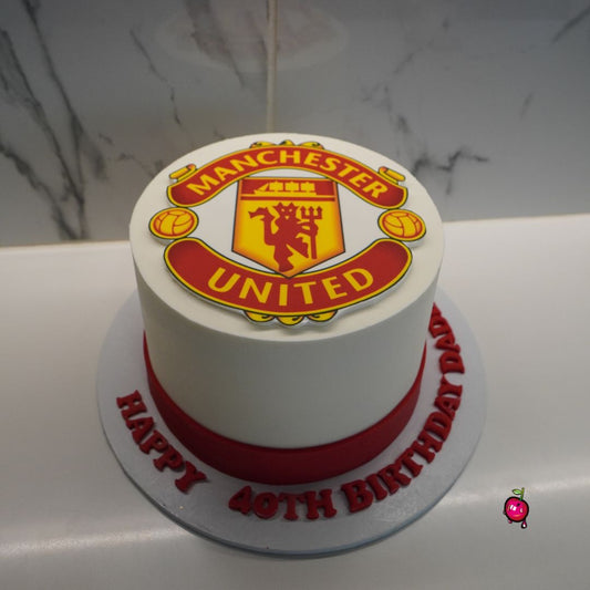 Man, United Fan 40th Birthday Cake