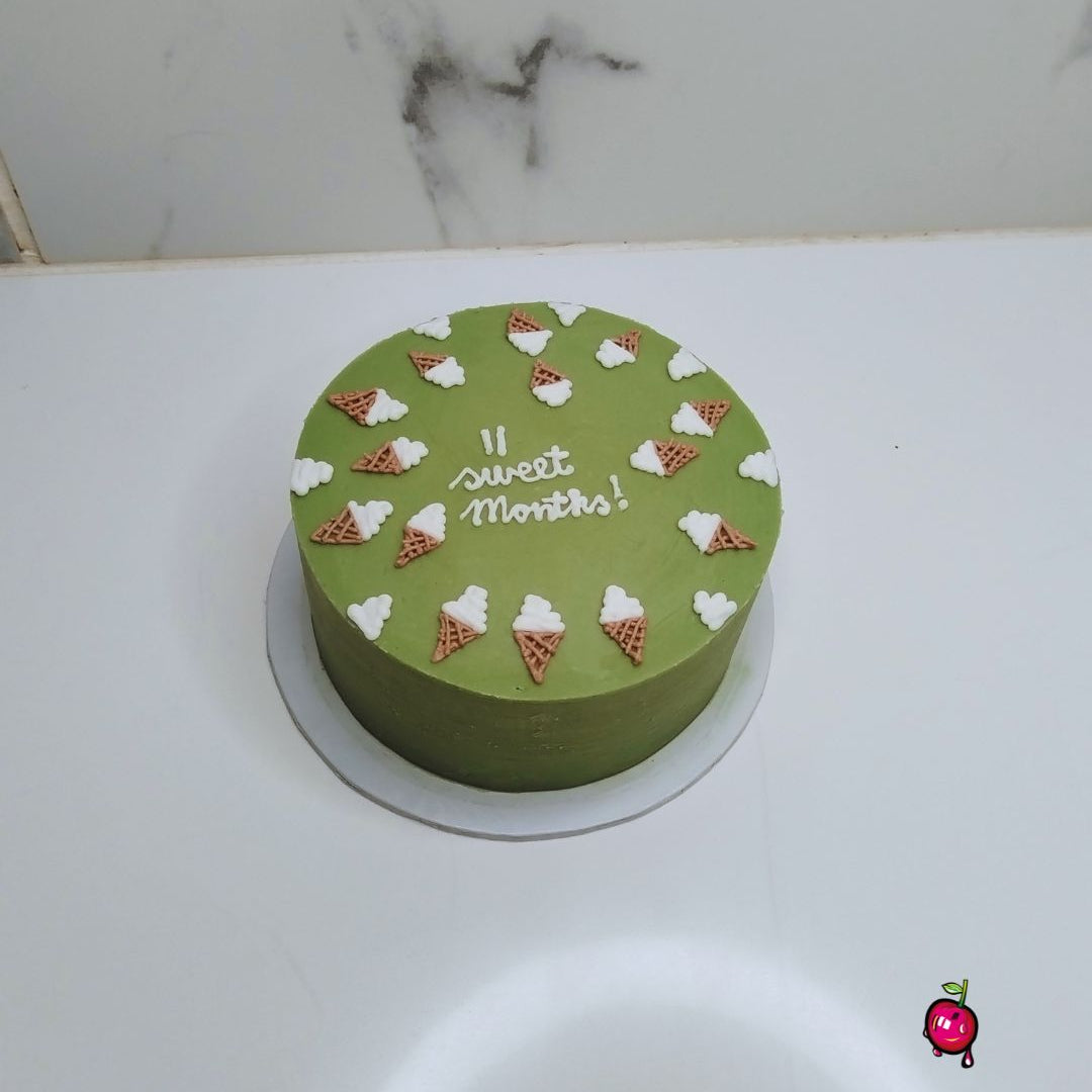 "11 Sweet Months" Bento Cake
