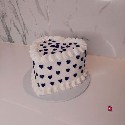 Heart of Hearts Themed Heart Cake