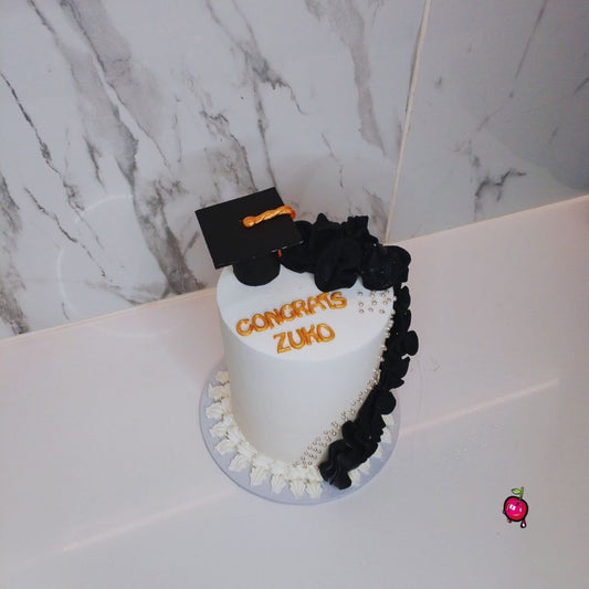 Graduation Shrubs Theme Cake