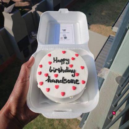 Happy Birthday Handsome Bento-Lunchbox Cake