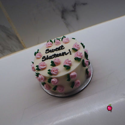 Sweet 16 Mini Roses Bento/ Lunchbox Cake