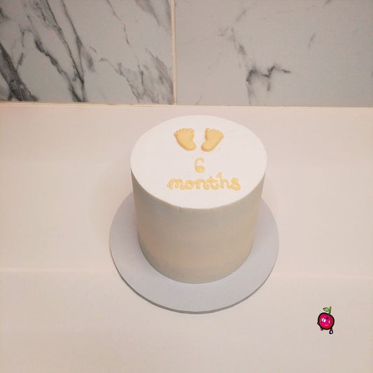 6 Months Mini Cake