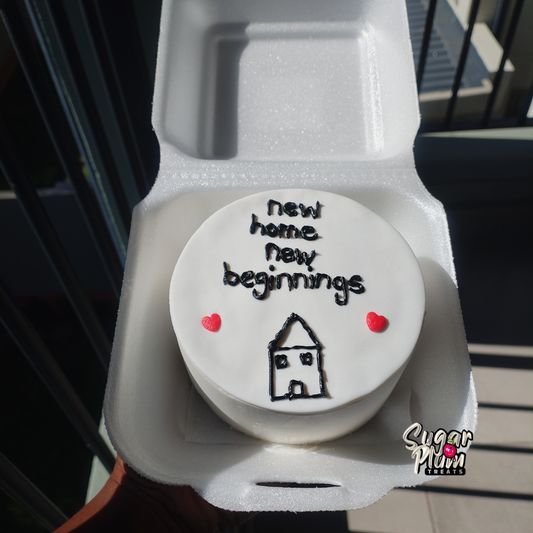 New Beginnings, New Home Lunchbox Cakes