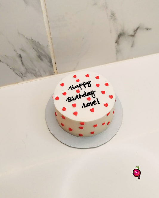 Happy Birthday Love Bento/Lunchbox Cake