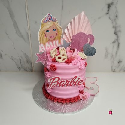 Barbie In Pink Mini Birthday Cake
