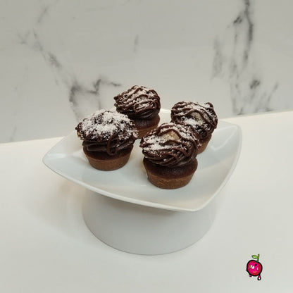 German Chocolate Mini Cupcakes