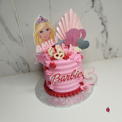 Barbie In Pink Mini Birthday Cake