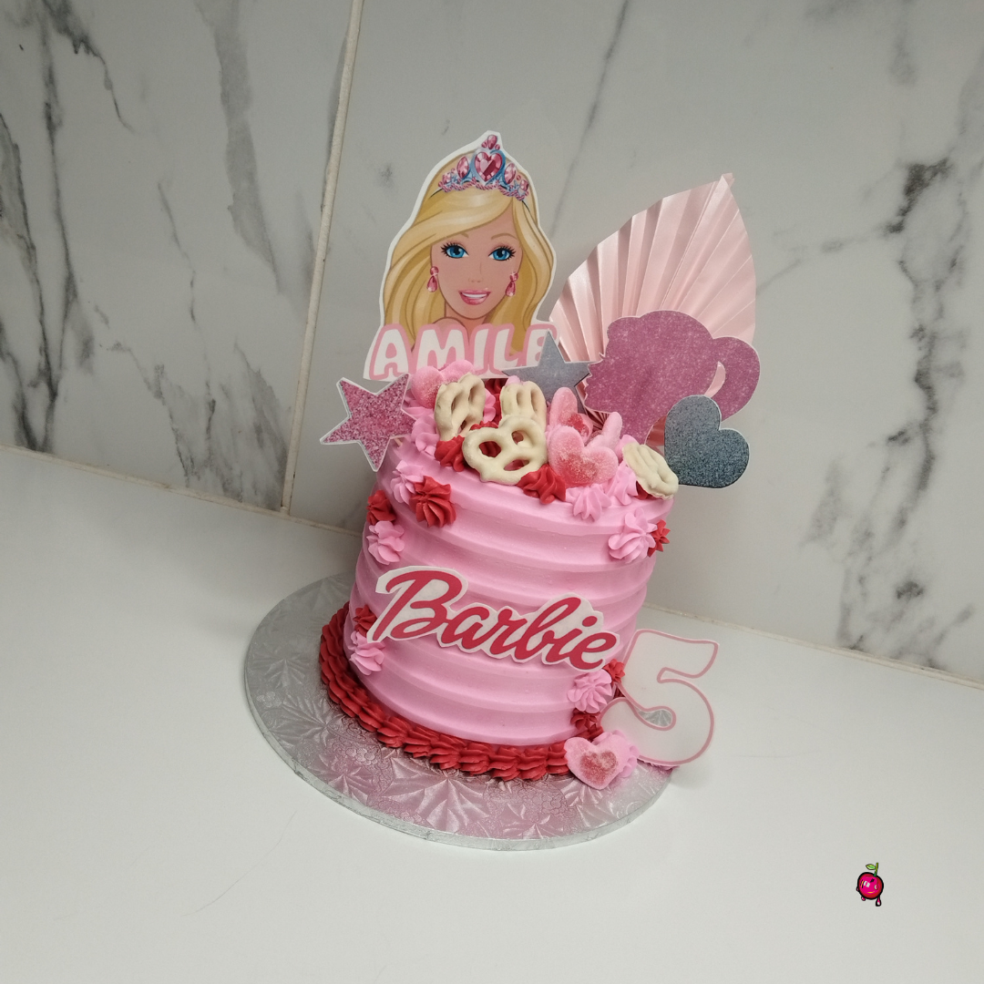 Barbie In Pink Mini Birthday Cake
