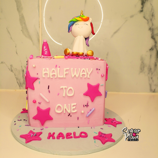 UnicornTheme Mini Half Cake