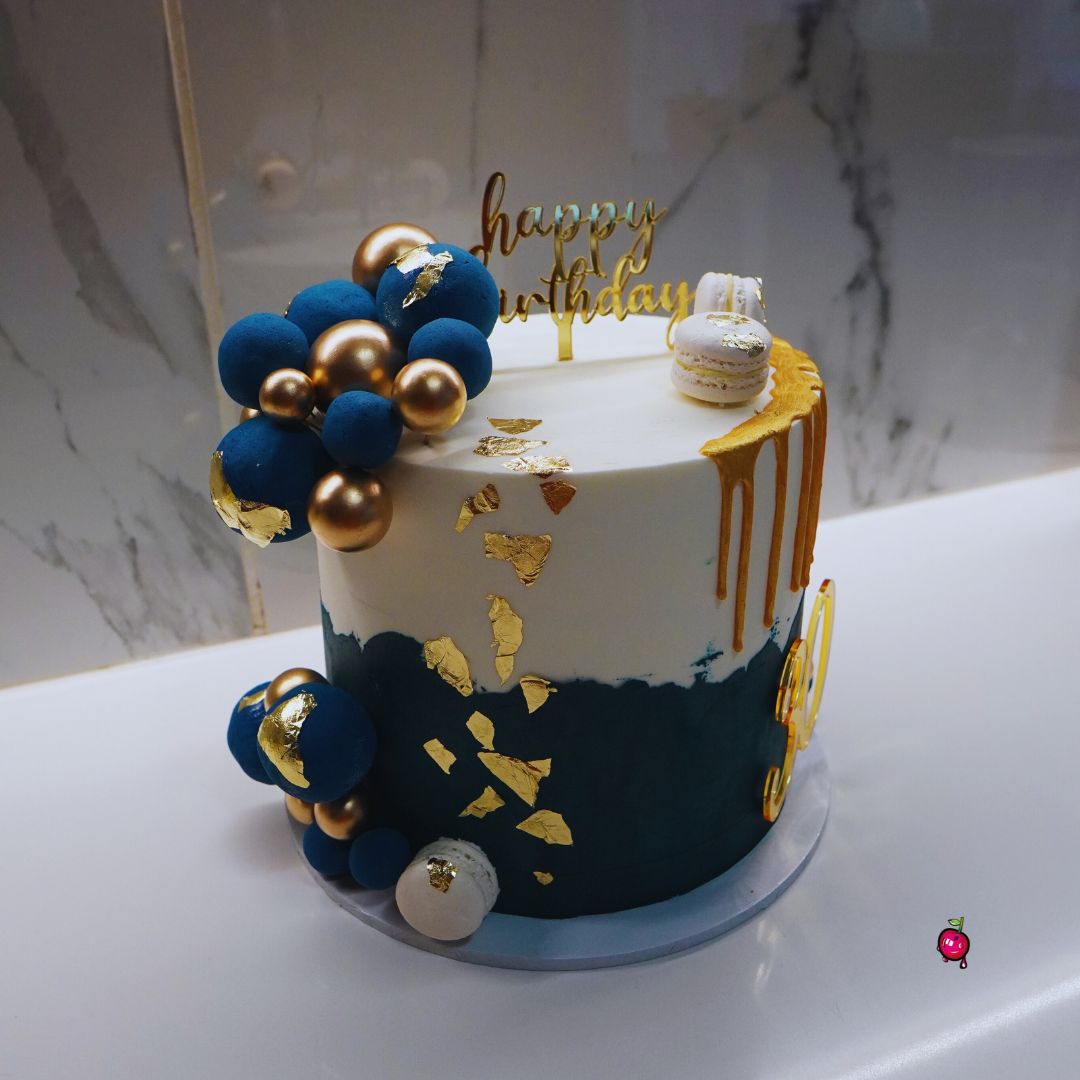 Happy 30th Birthday Drip Cake for Him