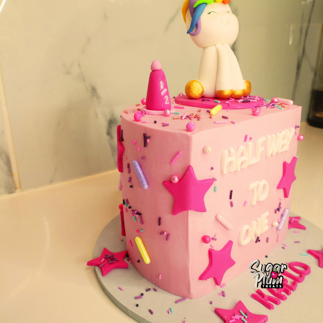 UnicornTheme Mini Half Cake