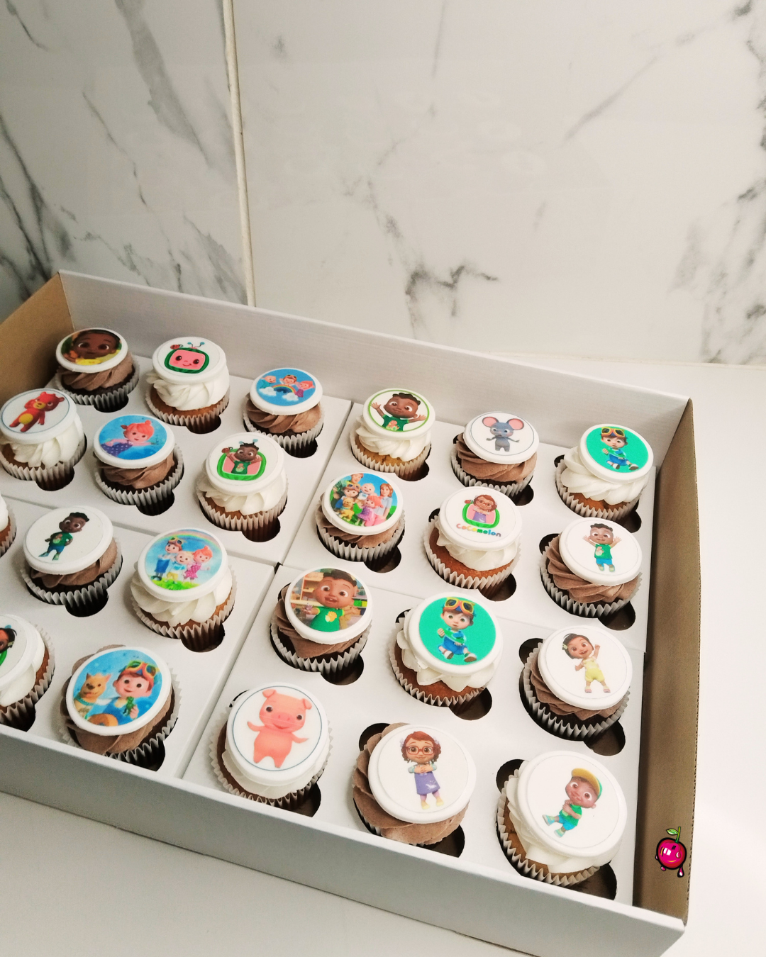 Cocomelon Character Variety Birthday Cupcakes