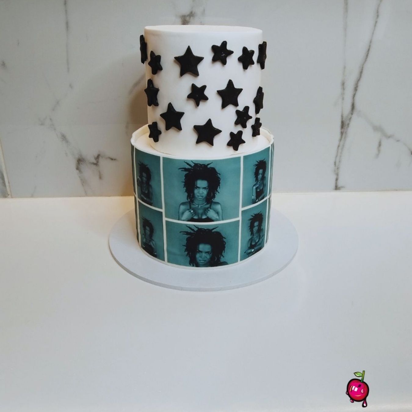 2 Tier Celebrity and Stars Dummy Cake