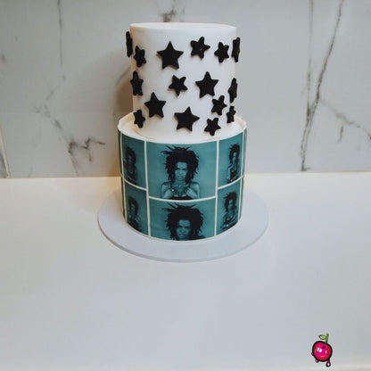 2 Tier Celebrity and Stars Dummy Cake
