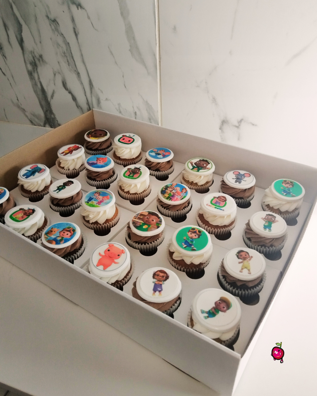 Cocomelon Character Variety Birthday Cupcakes