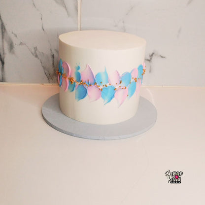 Gender Reveal Themed Mini Cake