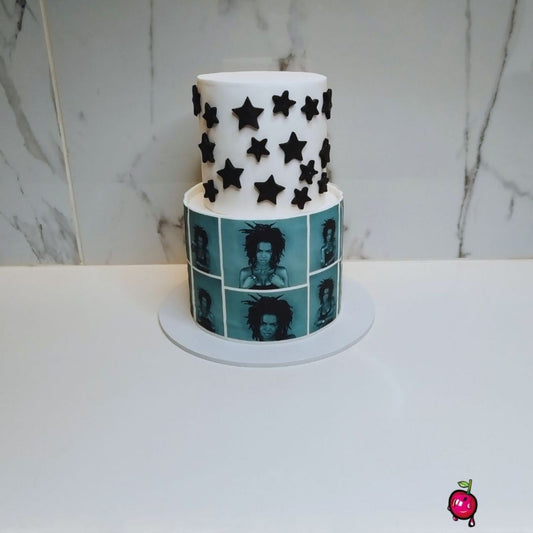 2 Tier Celebrity and Stars Dummy Cake