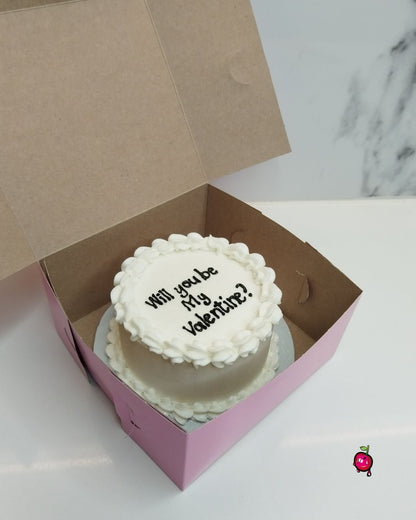 Will you be my Valentine? Bento - Lunchbox Cake