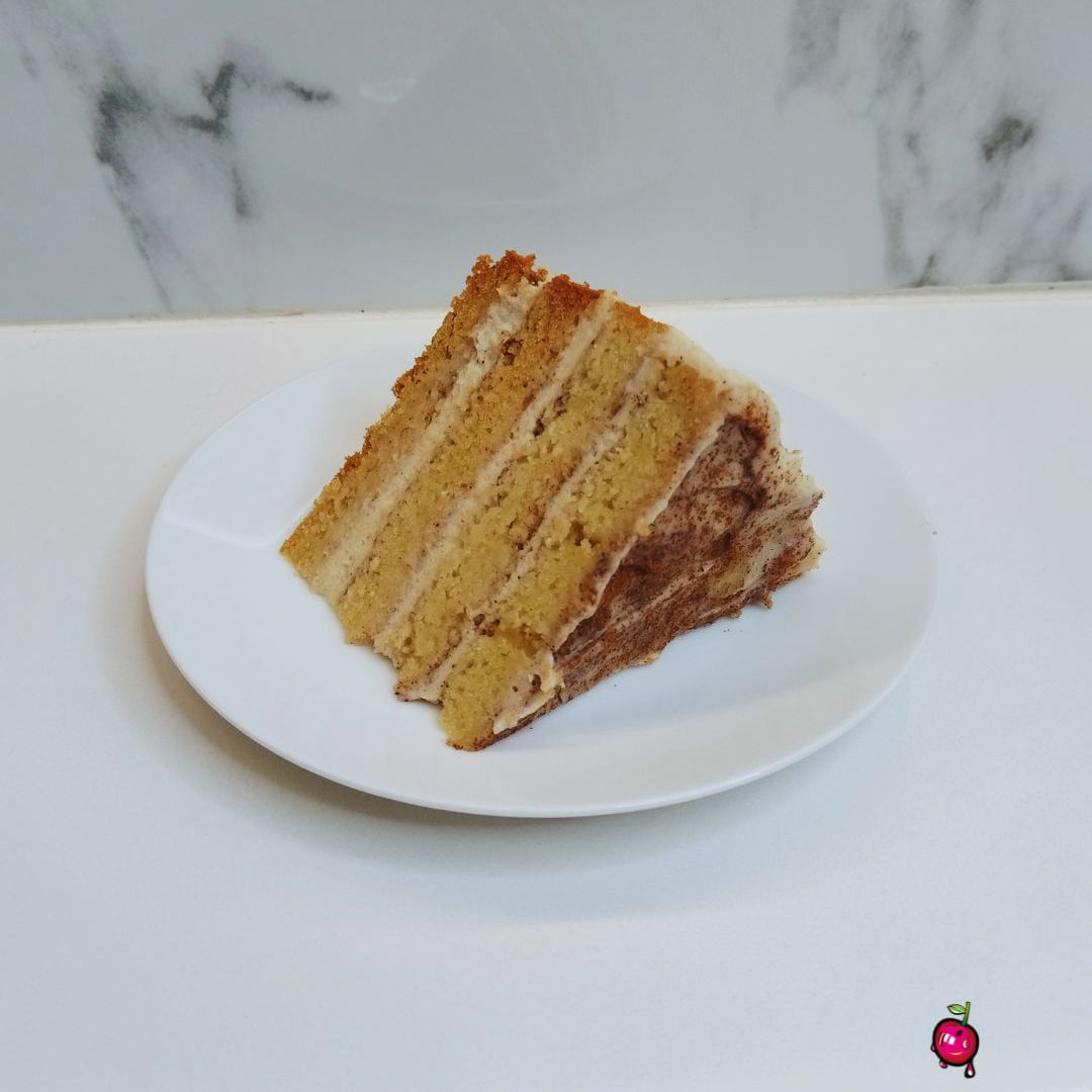 Milk Tart Cake Slice