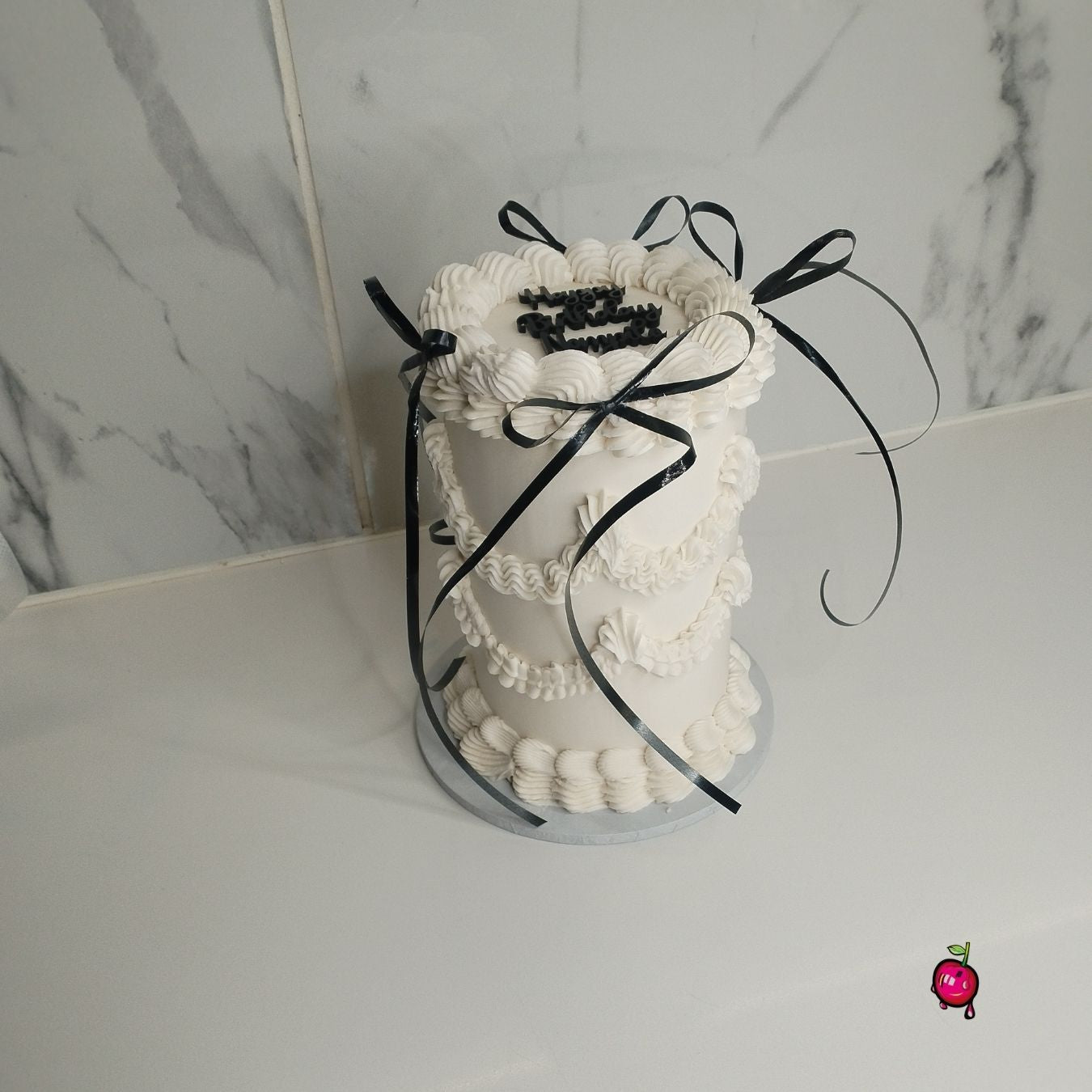 Vintage Ribbon Mini Cake