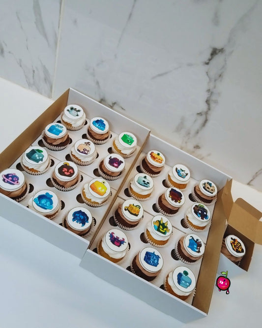 Roblox Themed Cupcakes