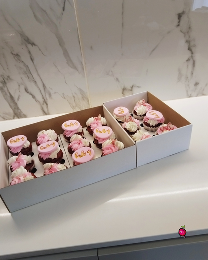Teddy Baby Shower Cupcakes