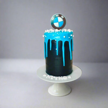 BMW Drip Mini Cake