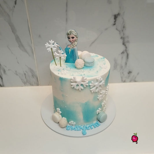 Frozen Elsa Snow Queen Cake - Winter Wonderland Theme