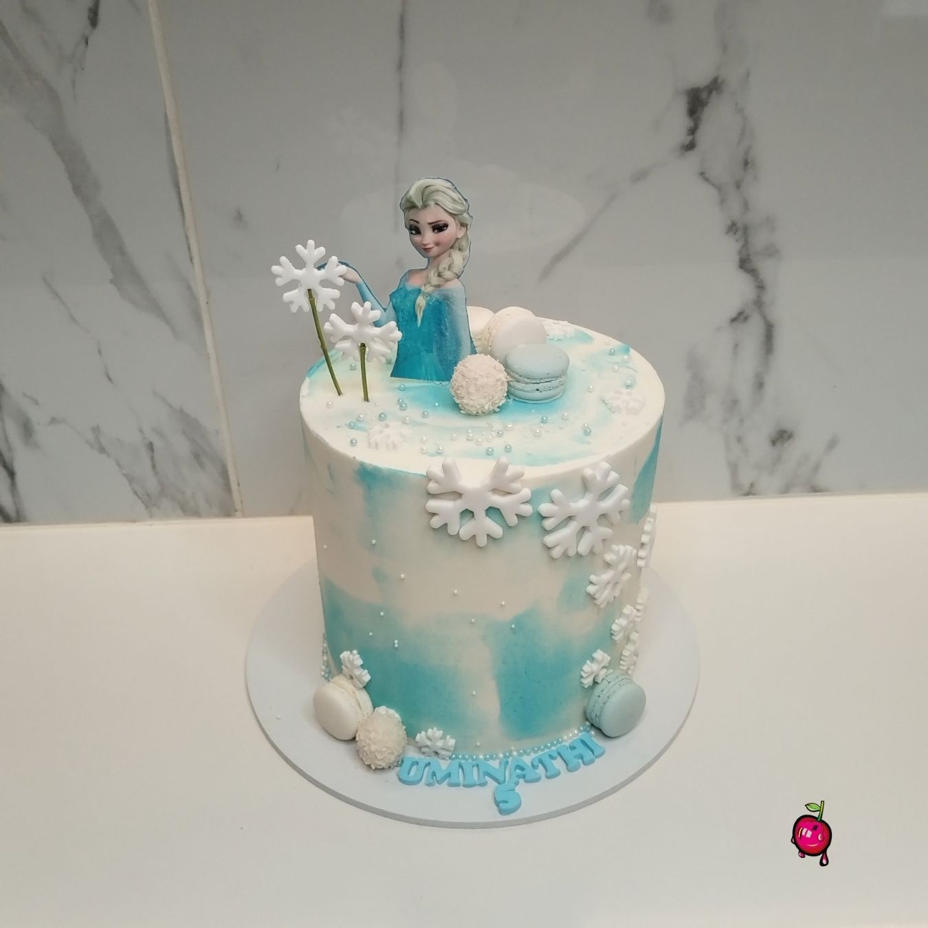 Frozen Elsa Snow Queen Cake - Winter Wonderland Theme