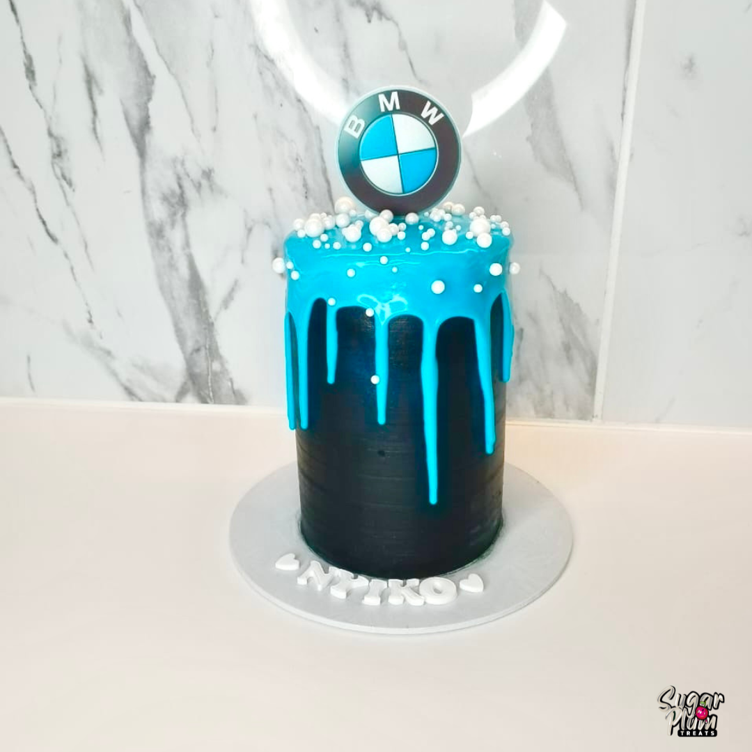 BMW Drip Mini Cake