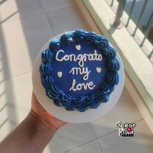Congrats Love Bento/Lunchbox Cake